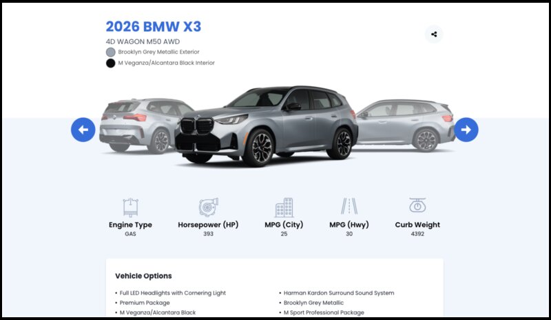 New Vehicle Marketplace